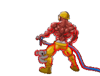 Fire Burn Sticker