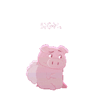 Sad Fed Up Sticker by PositivelyPigasus