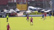 Goal Volley GIF by Cliftonville Football Club