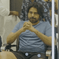 Pawan Kalyan Hair GIF by Sharat North America Exhibition
