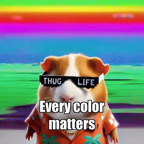 Rainbow Rain GIF by Guinea Gambino