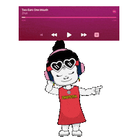 Listen New Music Sticker by Zhotcita