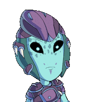 Suspicious Close-Up Sticker by Planet XOLO