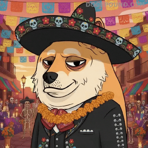 Day Of The Dead Dog GIF by Doge Pound