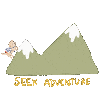 Adventure Waffles Sticker by Andrea Caceres