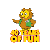 40Yearsoffun Sticker by paultonspark