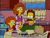Licking Season 9 GIF by The Simpsons