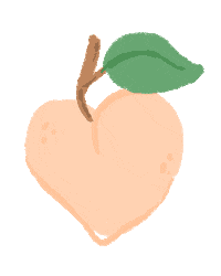 ashleypresley summer fruit peach peachy Sticker