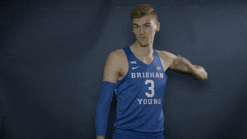 Byu Basketball Gocougs GIF by BYU Cougars