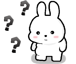 問號 兔子 Sticker