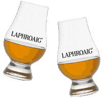 LaphroaigWhisky bottle dram fol islay Sticker