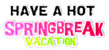 spring break Sticker