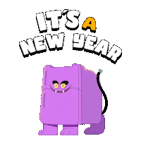 New Year Fridge Sticker by Nexio