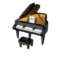 Piano Notes Sticker