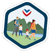 meribel3vallees mountain ski skiing hiking Sticker