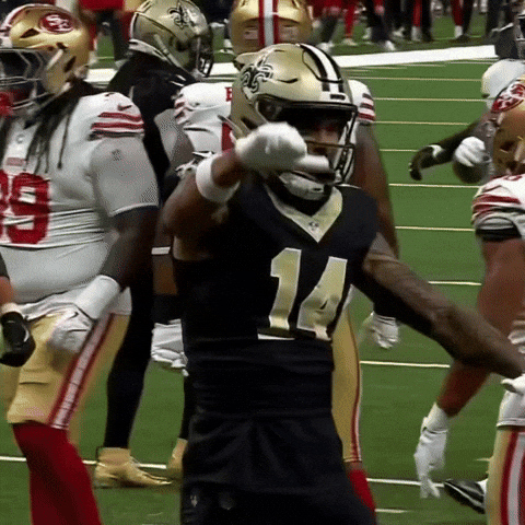 Slow Motion Thumbs Up GIF by New Orleans Saints