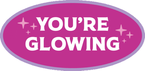 Girl Glow Sticker