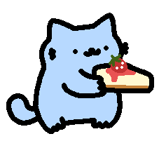 Cat Deliver Sticker by sillynub