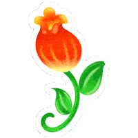 Rosa Flores Sticker by Chicha Su Mare