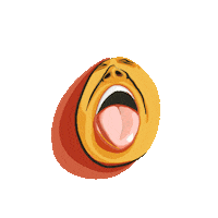 dolfos yummy yum tongue lick Sticker