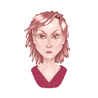 Girl Woman Sticker
