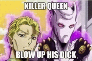 Jojos Bizarre Adventure Queen GIF