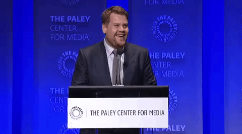 james corden GIF by The Paley Center for Media