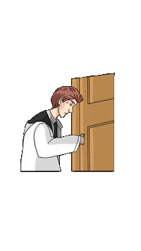 Door Lock Sticker