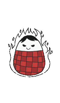 Happy Illustration Sticker