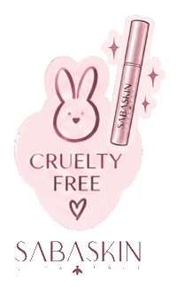 SABASKIN skincare bunny vegan cruelty free Sticker