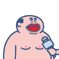 Interview Talking Sticker by SOWINGHONG