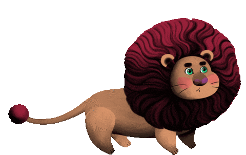 Roaring Lion King Sticker by Truth and Tales