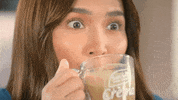 Kathryn Bernardo Drinking GIF by San Mig Coffee