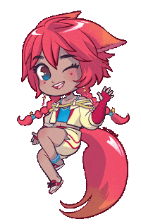 Fox Love Sticker by EXPOcg