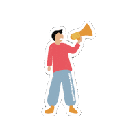 Asian American Sticker by thestampumd