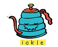 Kettle Roaster Sticker by icklecoffee
