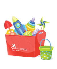 Beach Kid Sticker by Bankok Marriott Marquis