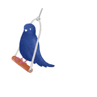 medivetcomunicacion Columpio medivet pájaro medivetgroup GIF