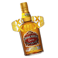 Scotch Whisky Bottle Sticker by Chivas Regal
