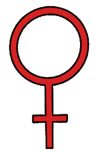 Womens Rights Woman Sticker by By Sauts // Alex Sautter