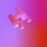 h 3d GIF by jewlybeads