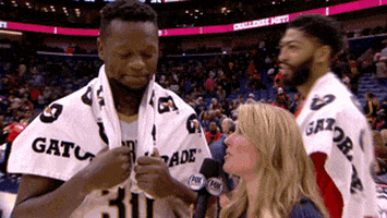 new orleans pelicans basketball GIF by NBA