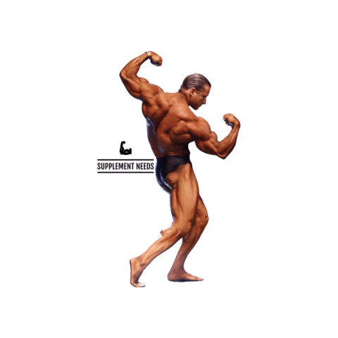 SupplementNeeds giphygifmaker flex athlete posing Sticker