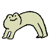 Frog Please Sticker