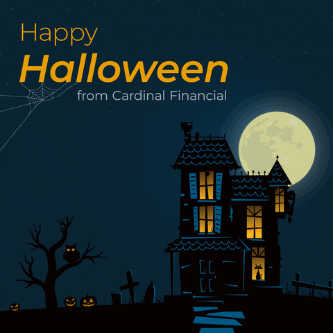 Haunted House Halloween GIF by Cardinal Financial