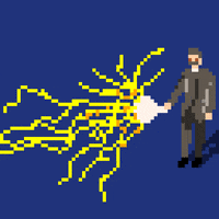 nikola tesla pixel art GIF by Tim Swast