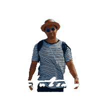 Black Man Musician Sticker by Martin2Smoove