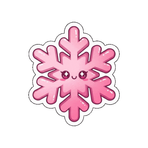 Pink Winter Sticker