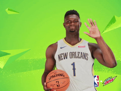 New Orleans Pelicans Hello GIF by Mountain Dew