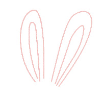 Pink Bunny Sticker by avamay